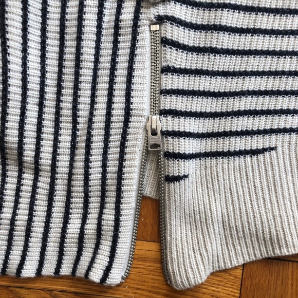 All Saints Able Asymmetrical Cold Shoulder Sweater - Picture 6 of 7